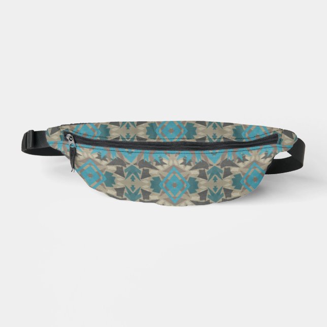 American Southwestern Patterned Art And Colors Fanny Pack (Front)