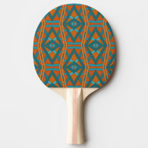 American Southwestern Style Pattern And Colors Art Ping Pong Paddle