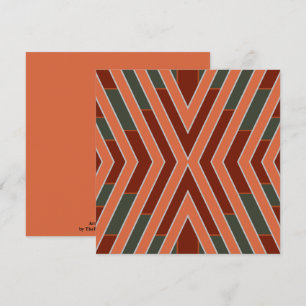 American Southwestern Tribal Pattern Art And Colou Card