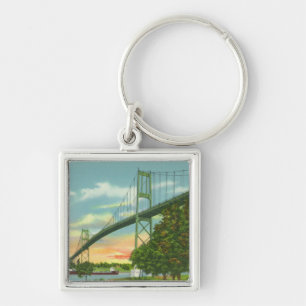 American Span of the International Bridge View Keychain