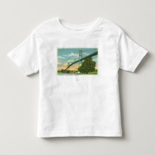 American Span of the International Bridge View Toddler T-shirt
