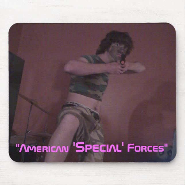 "American, 'Special', Forces" - Customized Mouse Pad (Front)