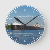 American Spirit clock