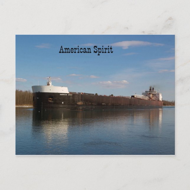 American Spirit post card (Front)
