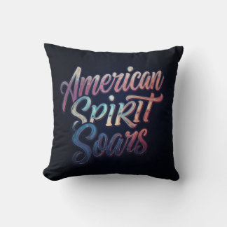 American Spirit Soars Throw Pillow