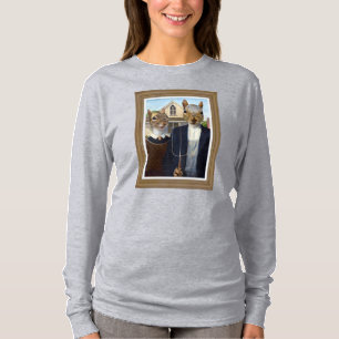 American Squirrel Gothic - funny T-Shirt