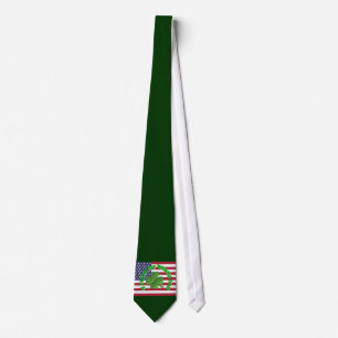 American St Patrick's day Tie