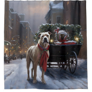 American Staffordshire Christmas Festive Season