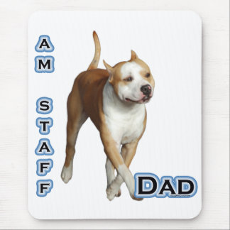 American Staffordshire Dad 4 Mouse Pad