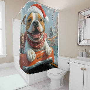American Staffordshire Dog Christmas