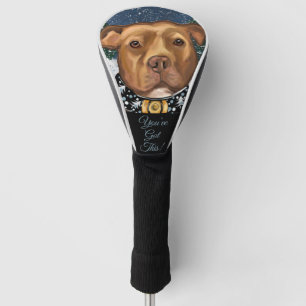 AMERICAN STAFFORDSHIRE  GOLF HEAD COVER