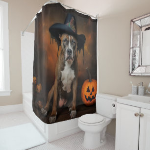 American Staffordshire Pumpkins Halloween Scary