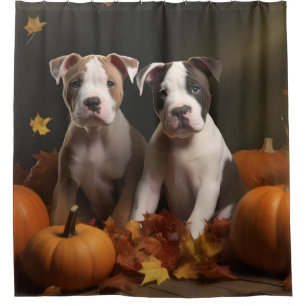 American Staffordshire Puppy Autumn Delight
