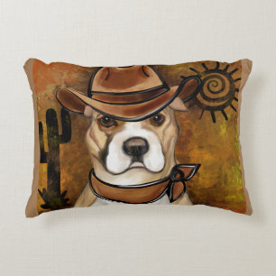 AMERICAN STAFFORDSHIRE TERRIER ACCENT PILLOW