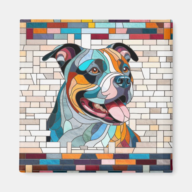 American Staffordshire Terrier - Amstaff Magnet (Front)