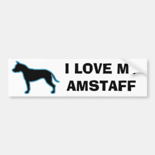 American Staffordshire Terrier Bumper Sticker