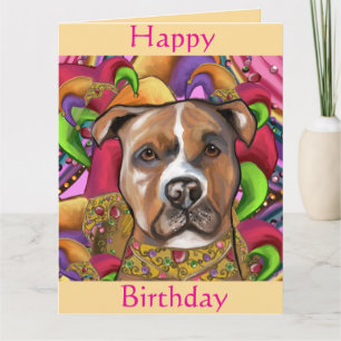 AMERICAN STAFFORDSHIRE TERRIER  CARD