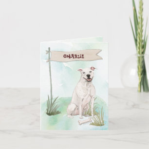 American Staffordshire Terrier Congratulations on Note Card