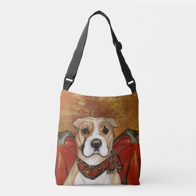 AMERICAN STAFFORDSHIRE TERRIER      CROSSBODY BAG (Front)