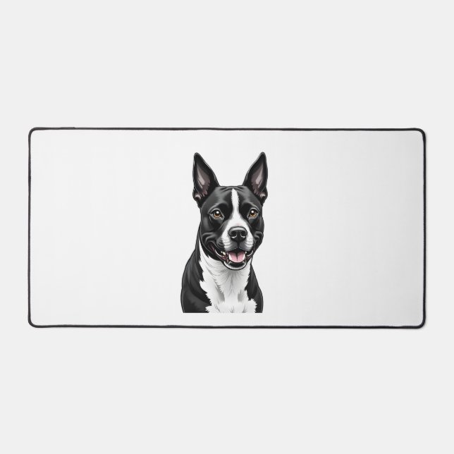 American Staffordshire Terrier Desk Mat (Front)