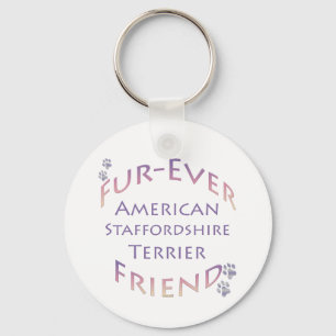 American Staffordshire Terrier Furever Keychain