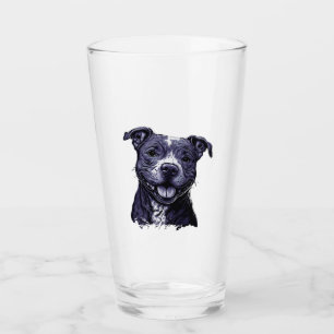 American Staffordshire Terrier Glass