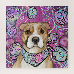 AMERICAN STAFFORDSHIRE TERRIER JIGSAW PUZZLE