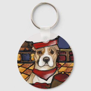 AMERICAN STAFFORDSHIRE TERRIER          KEYCHAIN