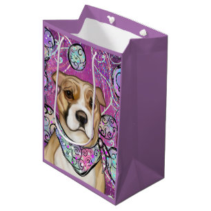 AMERICAN STAFFORDSHIRE TERRIER           MEDIUM GIFT BAG