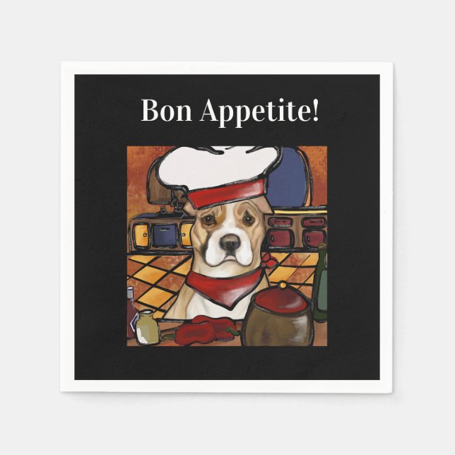 AMERICAN STAFFORDSHIRE TERRIER              NAPKIN (Front)