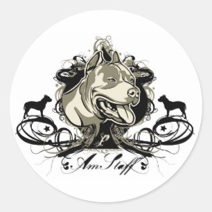 American Staffordshire Terrier Stickers