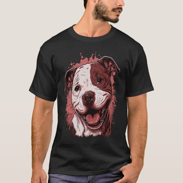 American Staffordshire Terrier T-Shirt (Front)