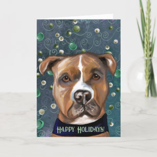 AMERICAN STAFFORDSHIRE TERRIER THANK YOU CARD