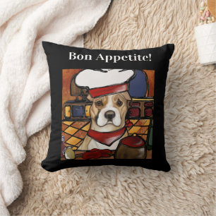 AMERICAN STAFFORDSHIRE TERRIER THROW PILLOW