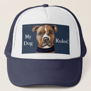 AMERICAN STAFFORDSHIRE TERRIER TRUCKER HAT