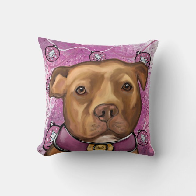 AMERICAN STAFFORDSHIRE   THROW PILLOW (Front)