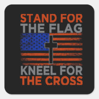 American Stand For The Flag Kneel For The Cross
