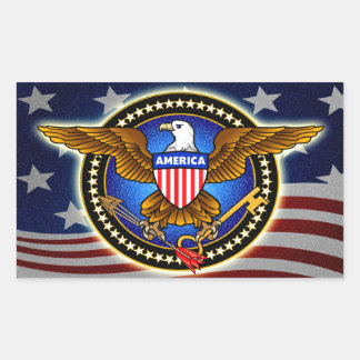 American Stars Sticker