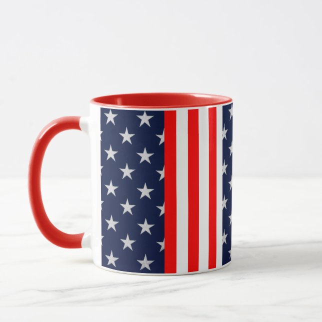 American Stars & Stripes Two-Tone  Mug (Left)