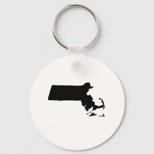American State of Massachusetts Keychain