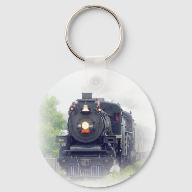 american steamtrain keychain (Front)
