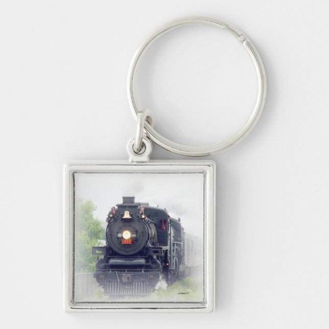 american steamtrain keychain (Front)