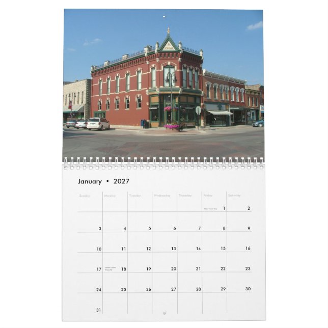 American Streets Calendar - 2014 (Jan 2027)