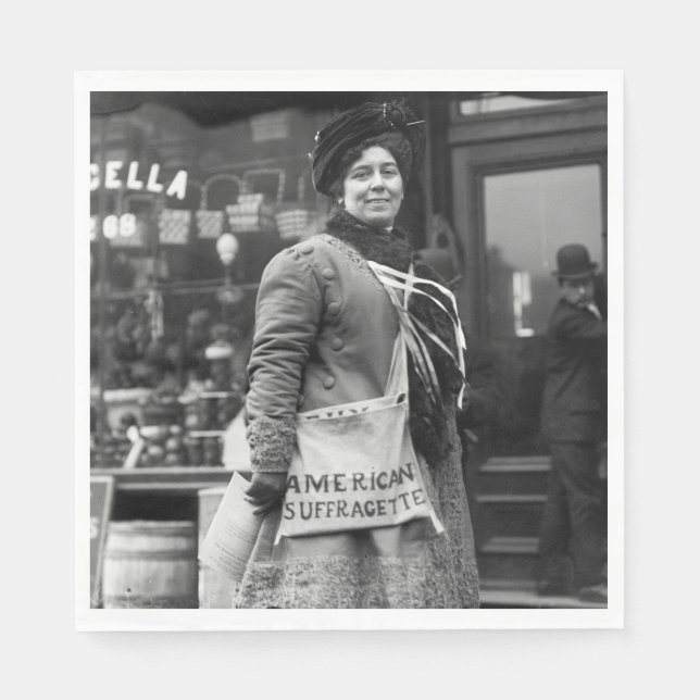 American Suffragette, 1910 Napkin (Front)