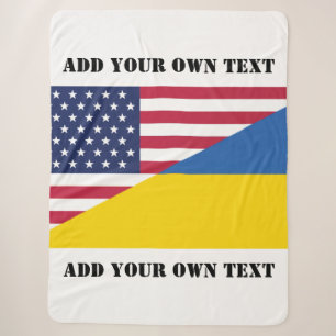 American support towards Ukraine Throw Pillow