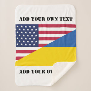 American support towards Ukraine Throw Pillow