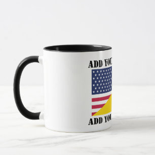 American support towards Ukraine Throw Pillow Mug