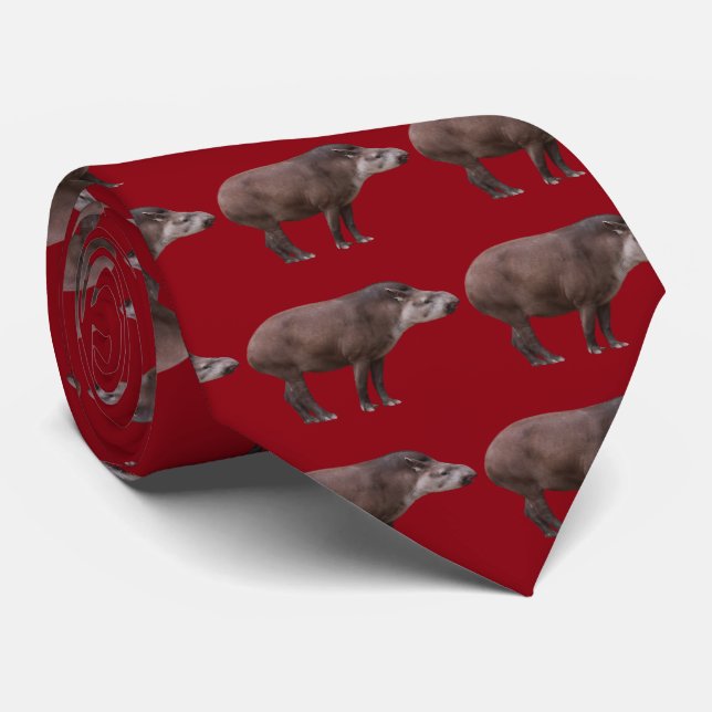 American tapir tie (Rolled)
