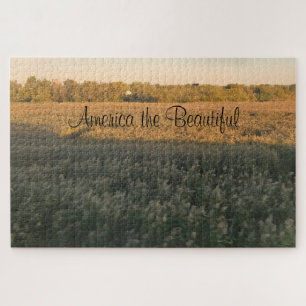 American the Beautiful Fields of Grain Jigsaw Puzzle