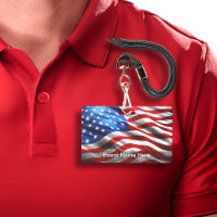 American Theme Budget Event Badges